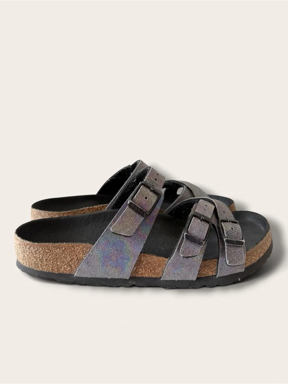Birkenstock Women's Double Buckle Iridescent Sandals - Multi